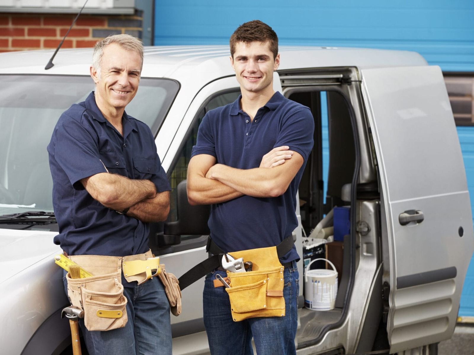Crew on a Miami plumbing job